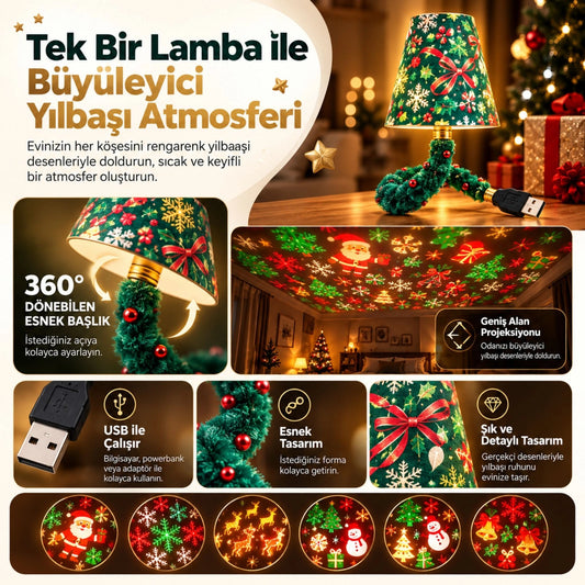 NoelGlow Yılbaşı Projektör