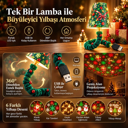 NoelGlow Yılbaşı Projektör