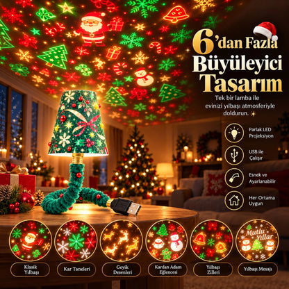 NoelGlow Yılbaşı Projektör